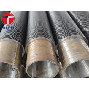 Aluminium Condenser DIN Extruded Finned Tube 6mm Outer Diameter