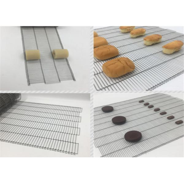 Качество еды 304 316 выпечка хлеба конвейерной ленты гибкого трубопровода нержавеющей стали 0.6mm плоская