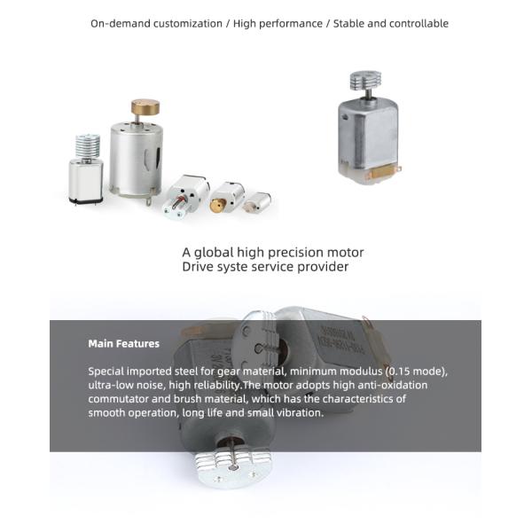 Faradyi Customized High Quality  130 1.5v 3.7v Dc Micro Carbon Brush Motor For Toys And Soap Dispenser