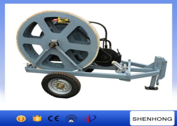 0.75T Small Tension Stringing Equipment Hydraulic Brake Tensioner With Winch Type