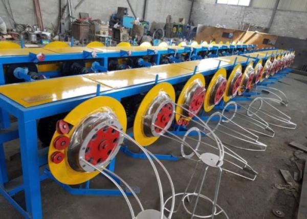 High Carbon Steel Fine Wire Drawing Machine , 380 V 11KW Automatic Wire Drawing Machine
