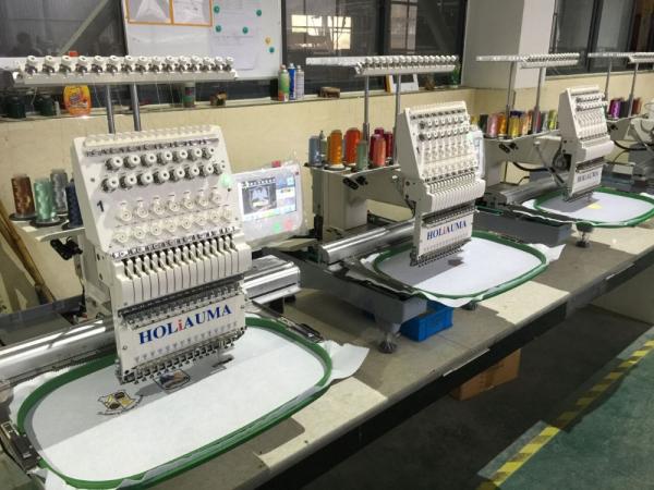 15 needles high speed single head computer embroidery machine similar to tajima embroidery machine japan