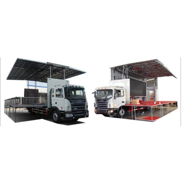 Алюминиевая сплав мобильный трейлер 12500*2500*1550мм Гидравлический трейлер