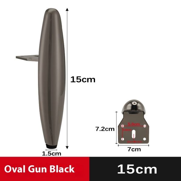 Wanjusheng Modern Iron  Metal Furniture Legs 150mm New Style Gold Sofa Bed Coffee Table Bedside Table Legs