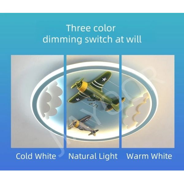 Home Decoration Lighting Modern Lighting Lustre Indoor LED Children Room airplane ceiling light(WH-MA-298)