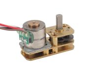 10mm worm Mini Geared Stepper Motor 5V Horizontal Right Angle 2 Phase