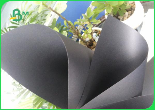 Papel Cardstock preto sem ácido 150gsm Jet Black For Business Card