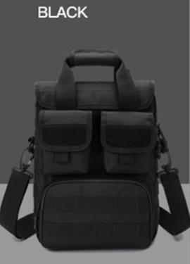 3 camadas do mensageiro tático militar de nylon Bag do ombro do assinante um dos sacos