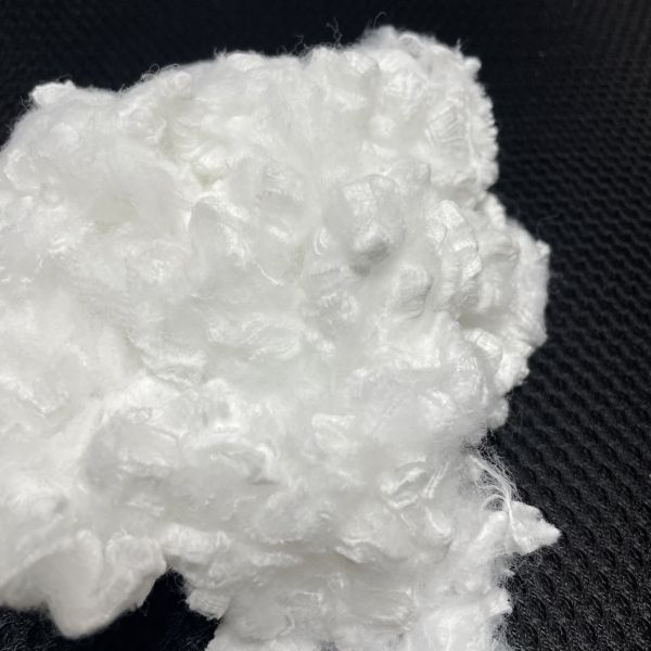 High Whiteness PET Fiber 2D×38mm Soft Stable for Textile Production Specifications can be customized