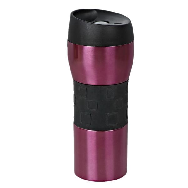 400ml inner PP Outer stainless steel slim travel mug new design