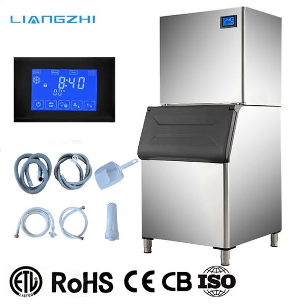 High Productivity LZ-1000 Split Water Cooler Commercial Granular Ice Machine 500kg Daily
