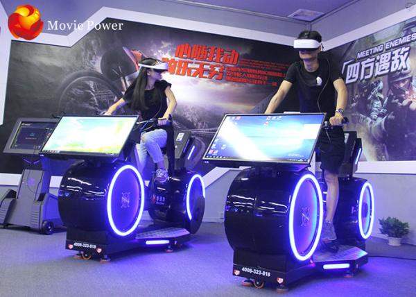 equipamento ostentando da bicicleta dos vidros VR do simulador do cinema de 9D Vr para a bicicleta da aptidão VR