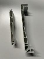 51/105 22kw ligne d'extrusion de profilé en PVC de rideau double vis conique