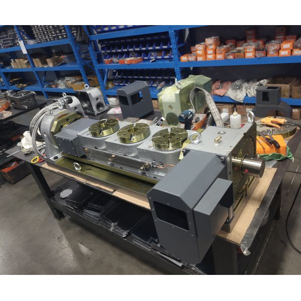 Multi Head 5 Axis CNC Rotary Table , Precision Vertical Rotary Table