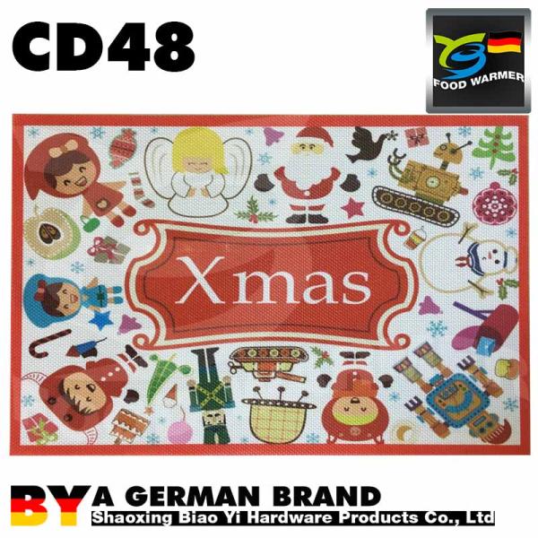 Стильная циновка плиты таблицы, сплетенное хранение Эко Пласемац винила легкое дружелюбное для гостиницы