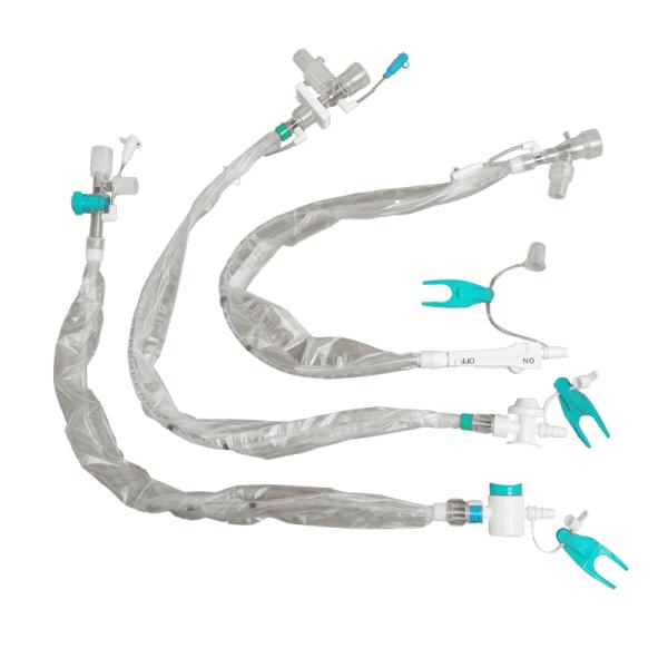 Hospital Sterile Disposable Closed Suction Catheter sputum Suction Catheter Size 10 Size 14 Disposable Suction Catheter