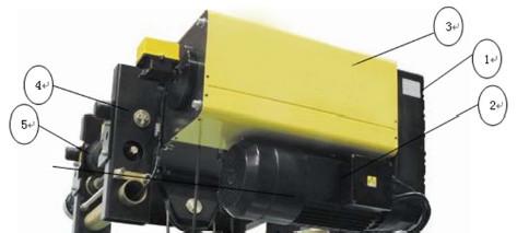 CE ISO A5 5 Ton Single Girder Eot Crane With Low Headroom Electric Hoist Lifting