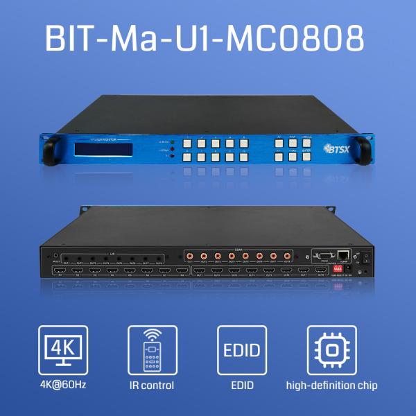 8 входов 8 выходов 2X2 2X3 HDMI матричный коммутатор Full HD 4K60 видеопроцессор