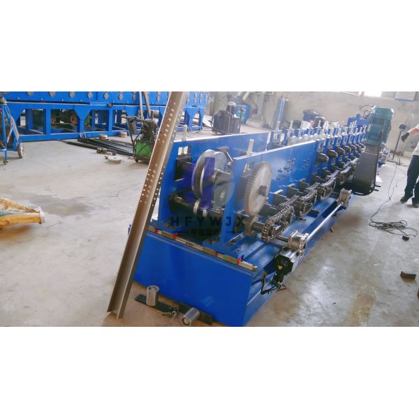 High Accuracy Cable Tray Roll Forming Machine Stable Reliable With Punch Press