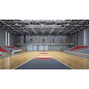 Majestic Grand Steel Pipe Truss Structure Modular Construction For Gymnasium Roofs