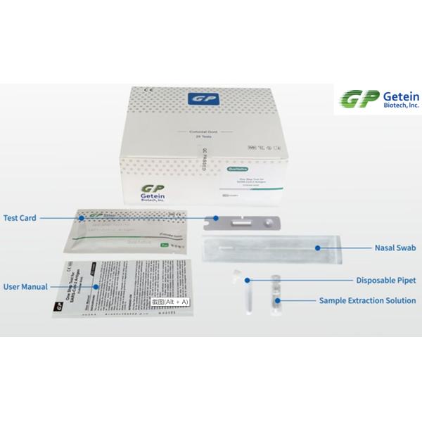 SARS-CoV-2 Antigen One Step Test Rapid Antigen Test Kit Nasal Swab Colloidal Gold For Medical Use