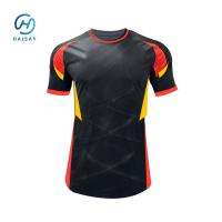 Mancha corta Camiseta de equipo de fútbol Vestido de fútbol con máxima comodidad de uso