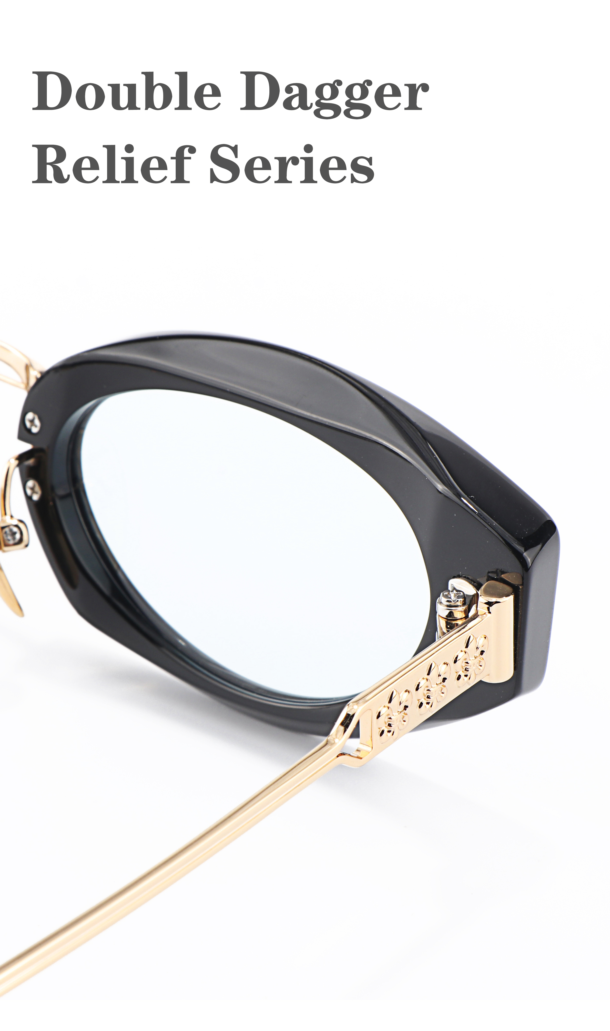 Fashion Cat Eye UV400 Protection Acetate Frame with Metal Embellishment Bulk Supplier Brand High-quality Sunglasses for Women