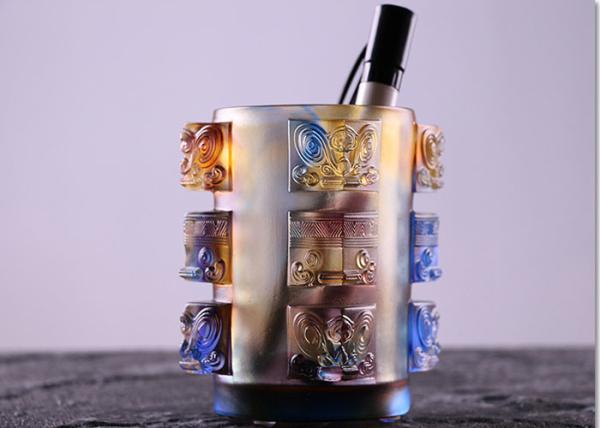 Rare Colored Glaze Pencil Vase / Brush Pot Custom Service Available