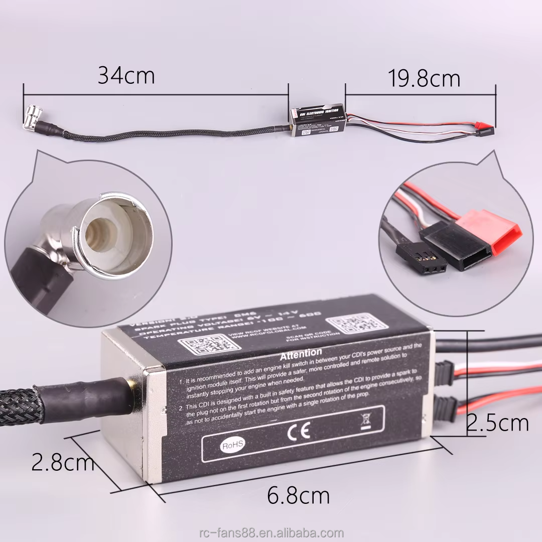 Rcgf 60cc Single Cylinder Petrol/Gasoline Engine For Rc Airplane