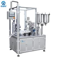 Enchimento da máquina do brilho do bordo do controle do PLC 7KW, enchimento giratório do tubo do brilho do bordo