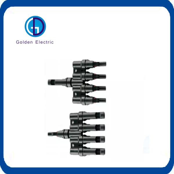 Long Lasting Mc4 Y Branch Connector AC Pair Customized For Solar Panel Mounts