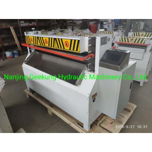 Rubber Slicing Machine with PLC Control and HMI Operation