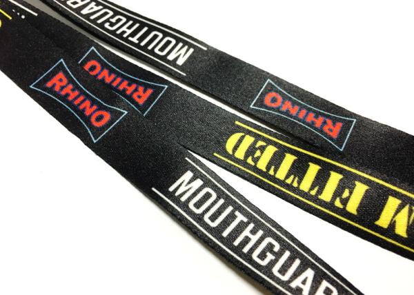 Black Background Heat Transfer Printing Lanyards Dye Sublimation 960 * 20mm