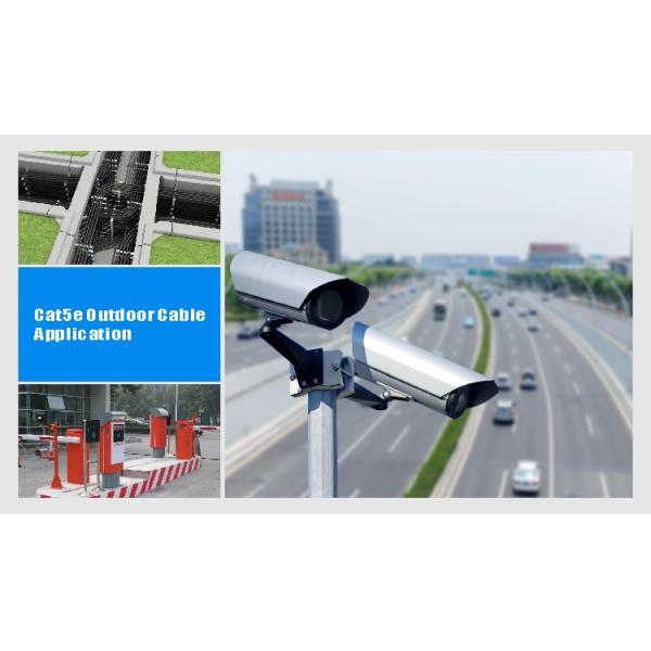 24AWG Cat5e 1000Ft UTP Outdoor PVC+LDPE Plenum Cable Solid Copper