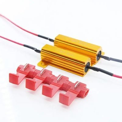 Wirewound Resistor 50W 10 Ohm 10RJ RX24 Gold Aluminum Shell High Power Strong Overload