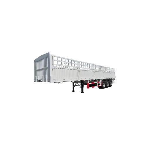 3 Axle Dropside Fence Cargo Semi Trailer Side Wall With Jost E100 Landing Gear Made