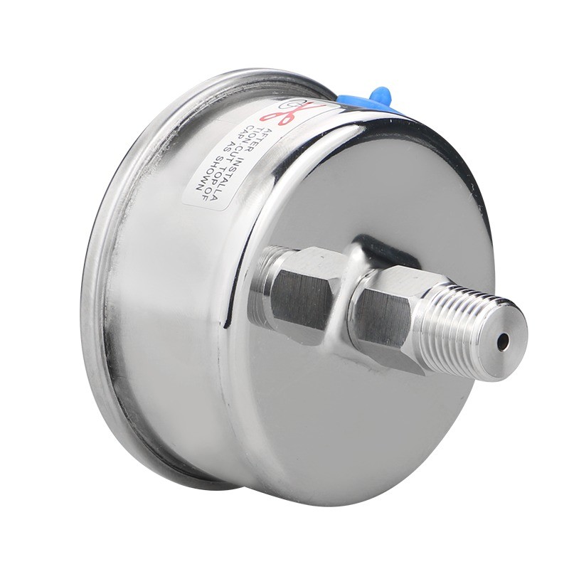 Y60ZBF 60mm Full 304ss Stainless Steel Pressure Gauge for OEM Air Pressure Monitoring