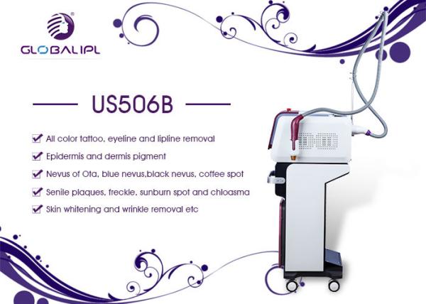 Máquina profissional 1500W da remoção do laser do cabelo da pigmentação refrigerar da água/ar