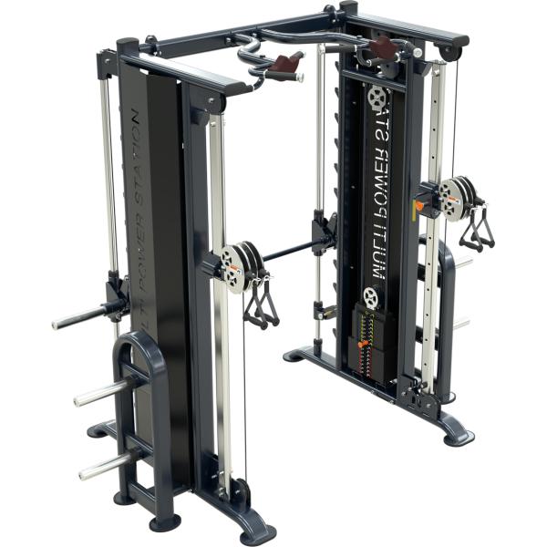 Multifunctional Gym Fitness Equipment Cable Crossover Smith Machine Powder Coating