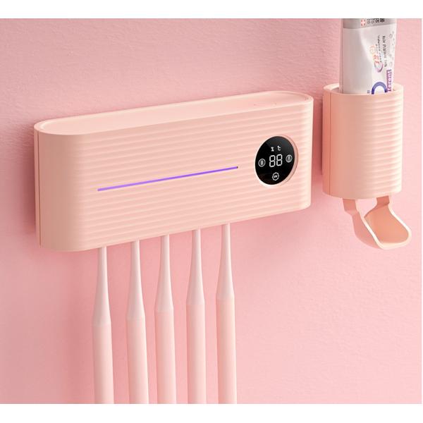 No Perforation DC5V 270nm UV Toothbrush Sterilizer Holder