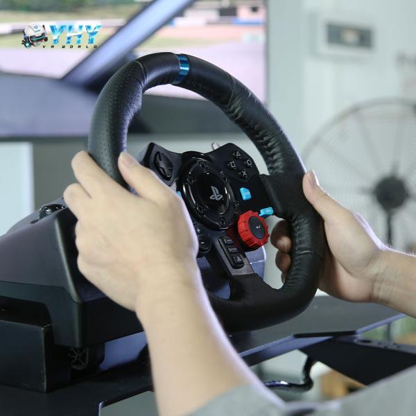 4D VR Racing Simulator 3 Dof Motion 1 Player All Aluminum Alloy Steering Wheel