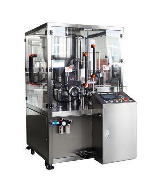 Automatic Rotary Cup Filling Sealing Machine PLC Control For Yogurt