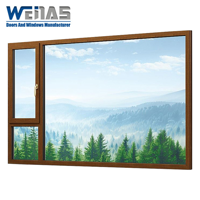 Thermal Insulation And Soundproof External Aluminium Tilt And Turn Windows With Screen Mesh