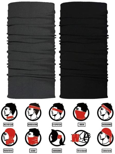 Comic Camo Head Coyote Brown Filter Face Cover Neck Gaiter