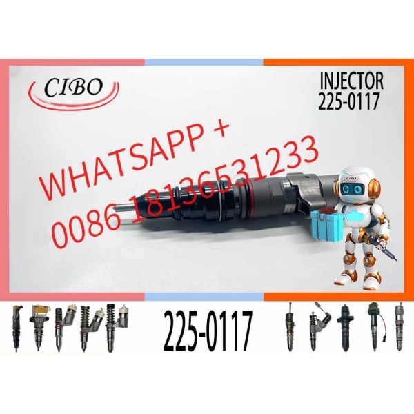 Factory OEM 225-0117 Fuel Injector C9 Engine Spare Parts Diesel Fuel Injector 2250117 for C9 330D 340D 336D Excavator