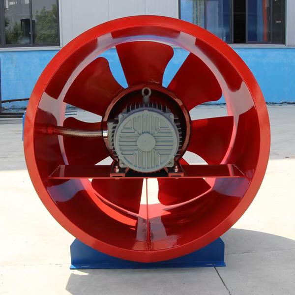 ventilador do fluxo axial de 1450r/Min Fireproof Smoke Exhaust Ventilator 0.55KW