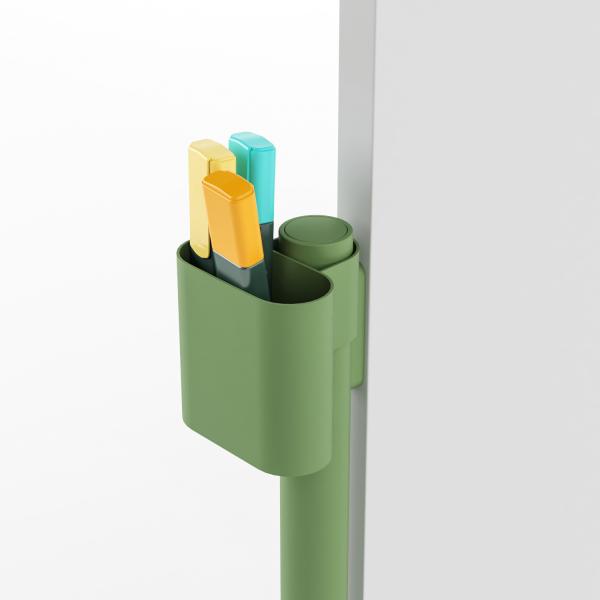 Flex Magnetic Mobile Whiteboard Modern Rolling Double Sided For Training Rooms Offices