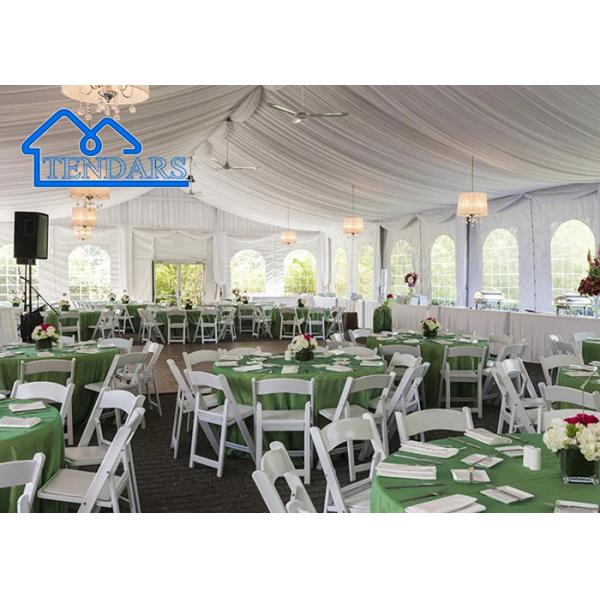 Aluminum Frame Banquet Clear Wedding Tent With Lights 2000 Seater Multi Purpose Outdoor Wedding Tent