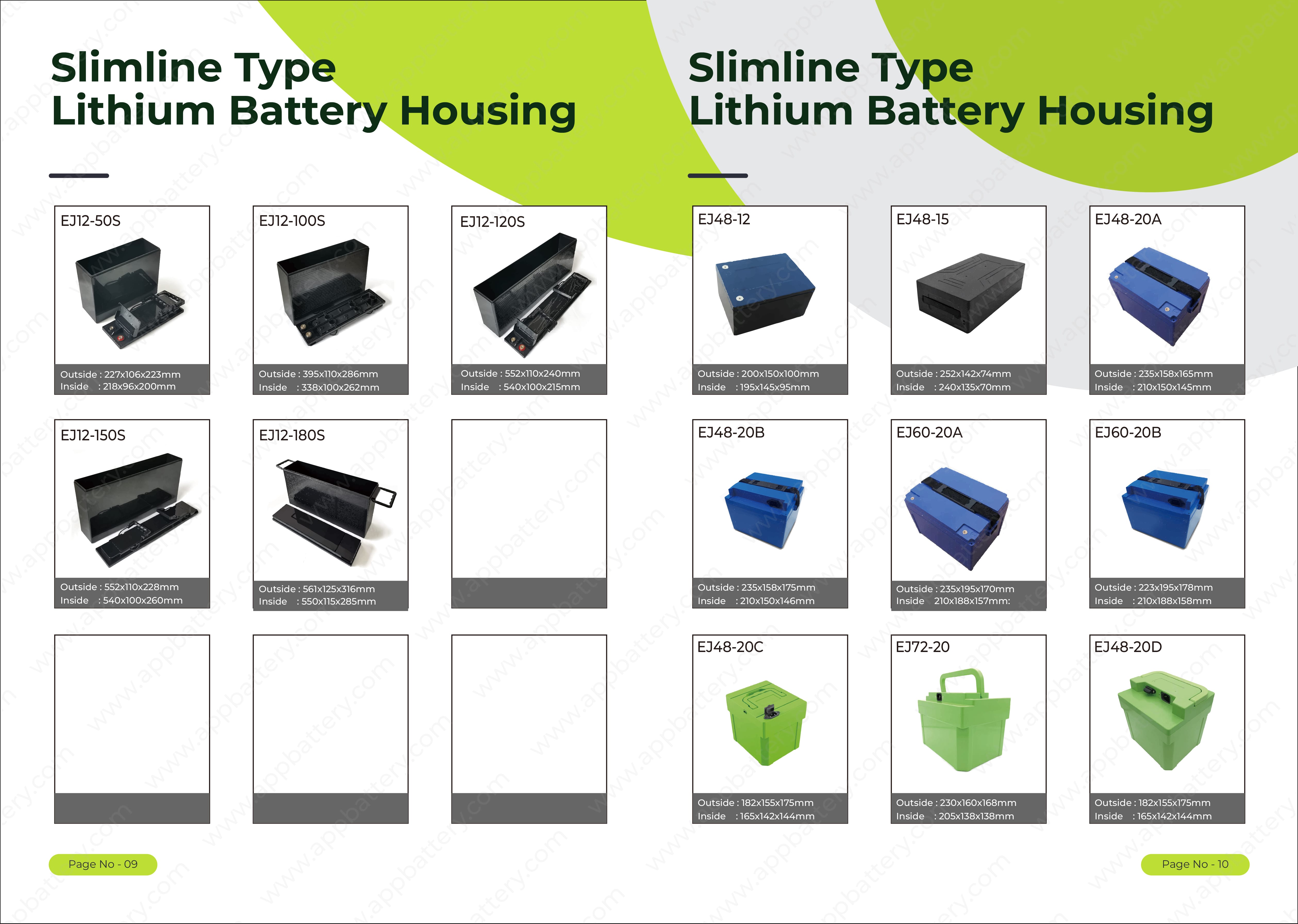 ABS Plastic Empty Battery Housing Case For Lifepo4 Lithium Cells LF100LA LF105 LF280 16 Cells