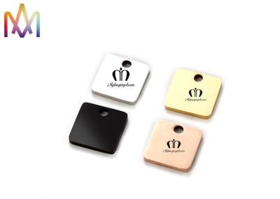 OEM ODM 304SS Square Creative Tag Pendant For Unisex